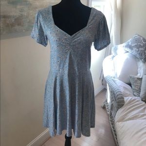 NWT Blue Floral Dress